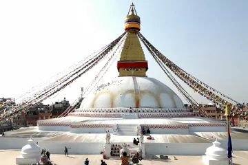 Visit Baudha Stupa during Kathmandu Tour Package