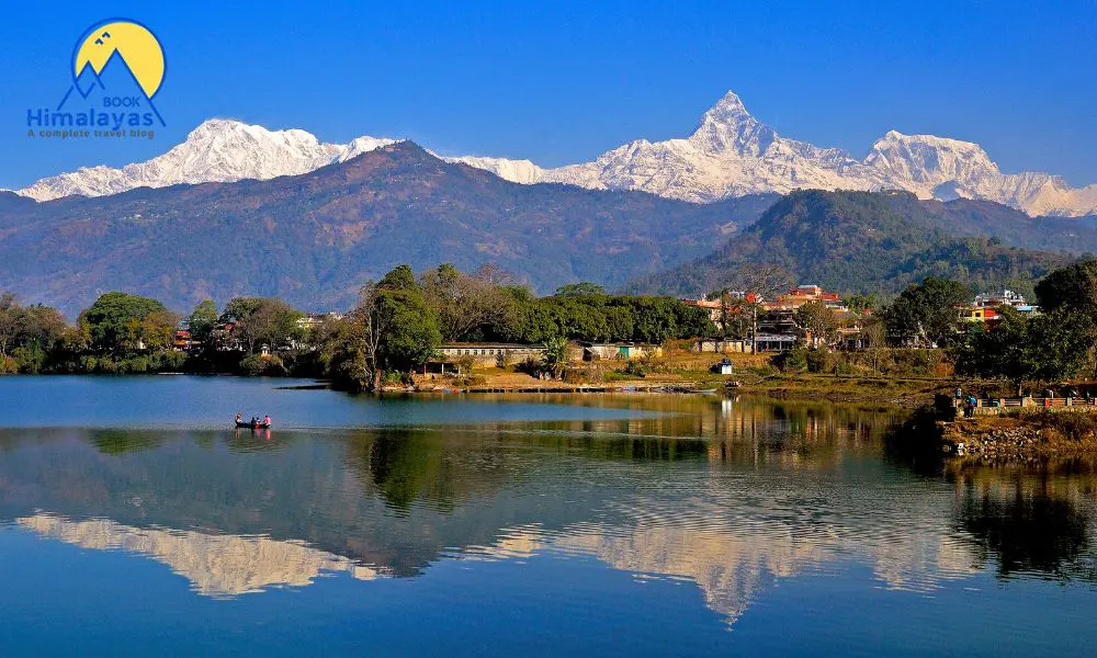 Beautiful Pokhara with Mountains as a Backdrop