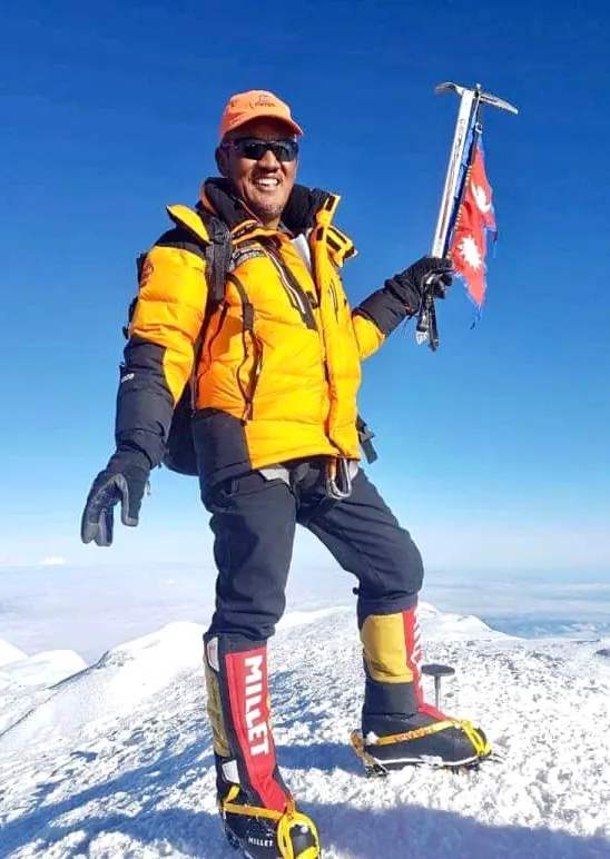 Lhakpa Sonam Sherpa climbs Mt Everest