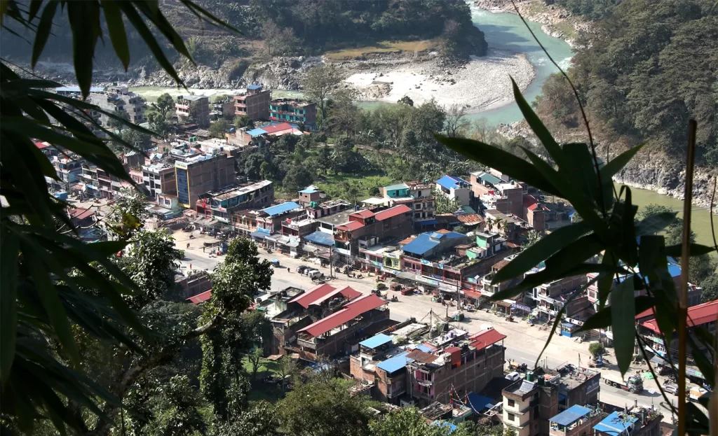 Mugling Bazaar and the Tranquil Trishuli River