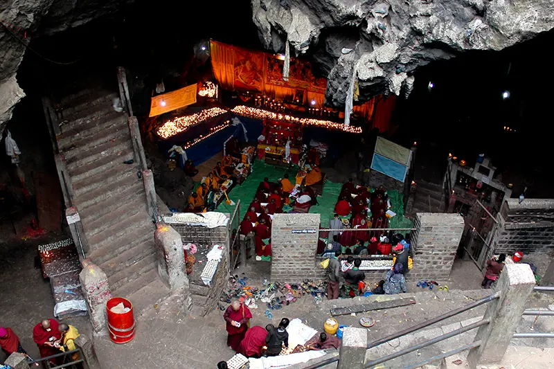 Maratika Monastery in cave